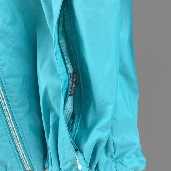 NWOT Columbia Women’s Switchback III Waterproof Packable Jacket Turquoise MED - Picture 7 of 12